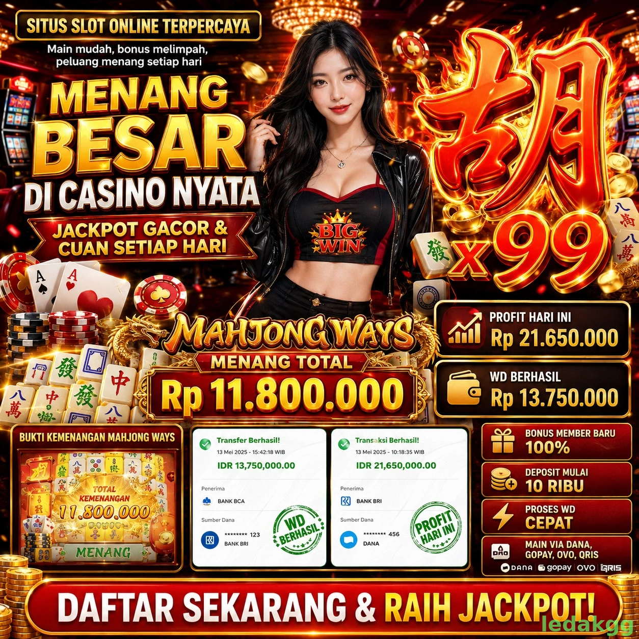 Cara Mendaftar dan Verifikasi Akun di ledakgg